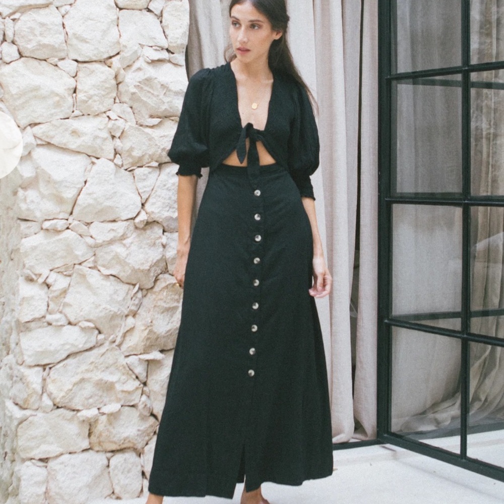 NWT Free People | String of Hearts Cutout Maxi Dress | XS